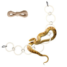 Acrylic Reptiles Climbing Chain Toy With Safe Rings Design For