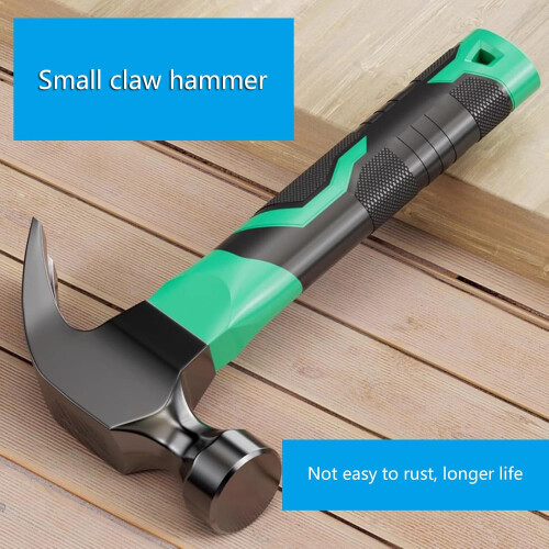 Claw Hammer Ergonomic Handle Compact Portable Woodworking Hand Tools Multifunction Picture Hanging 2