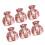 Premium Velvety Ceremonial Candy Holders-Pink Cloud Pattern 1