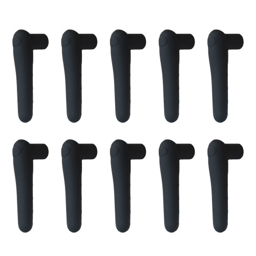 10pcs Elastomer Handle Protectors Multiple Color Against-Black