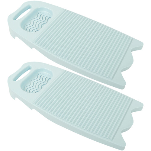 2PCS Extra Large Household Washboards Heavy Duty-Light blue