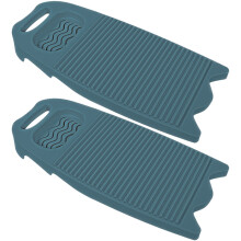2 Stück professionelle Kunststoff-Waschbretter für-Marineblau