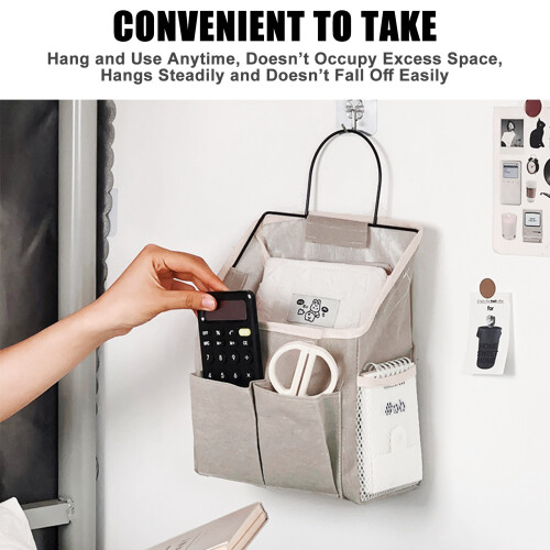 Multifunctional Cloth Storage Hanging Pockets Wall Door 2