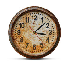 Garden Clock Outdoor Wall Clock Waterproof Vintage Garden Ornament Retro Nostalgia Durable