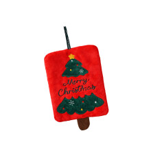 Festival Cartoon Hand Towel Soft Corals Fleece-Christmas tree
