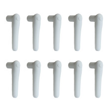 Protecteurs de poignées flexibles en élastomère, 10 pièces,-gris