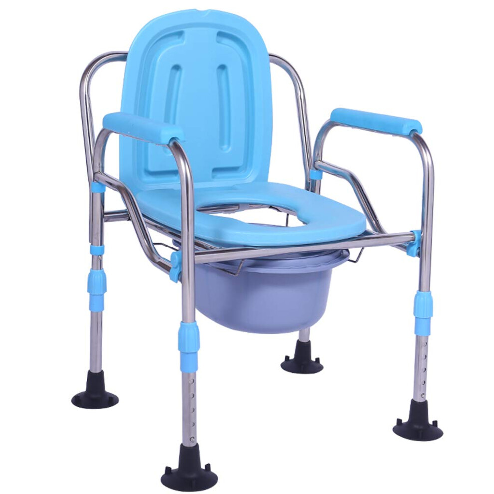 Commodore Night Commode for Elderly/Disabled with NonSlip Handrails 150Kg