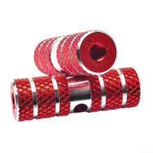 Sturdy Aluminum Alloy Bike Pegs for Cycling 2 Pairs with Anti Slip (Red)
