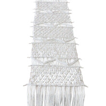 Elegant Bohemian Decor Macrame Table Runner, Handmade Boho Runner Adds Vintage Farmhouse Style To Any Space (32x200cm)