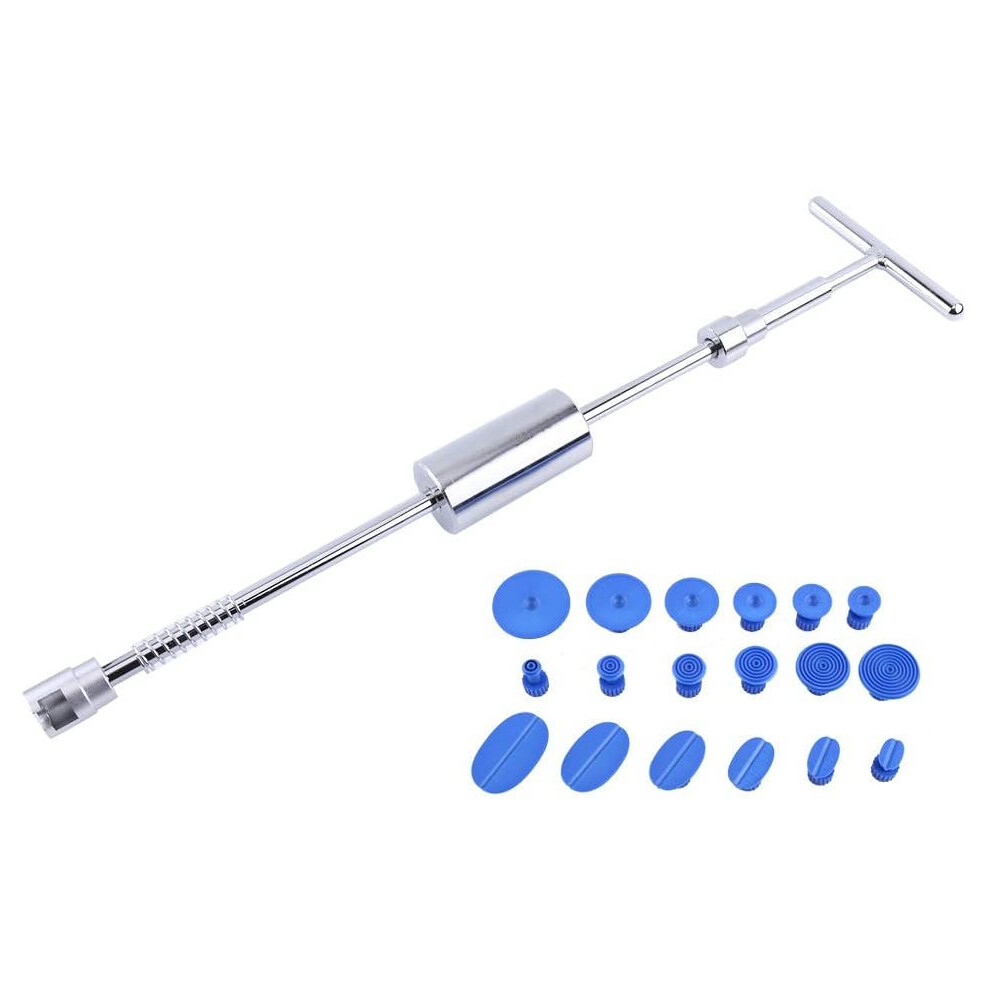 Durable Car Dent Repair Tool, Universal Kit For Paintless Dent Removal, Easy-To-Control Slide Hammer Ensures Quick Fix For Door Dings And Hail Damage 9128293556545