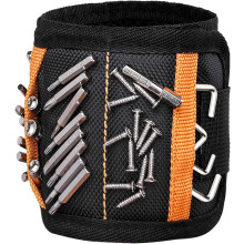 Mångsidigt verktyg för varje uppgift: Magnetiskt armband med starka magneter för att hålla skruvar, spikar, borrar, andningsbart material
