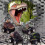 Σετ παιχνιδιών Prehistoric Pals: Monster Truck για παιδιά, σετ παιχνιδιού Push & Go με βρυχηθμούς 5