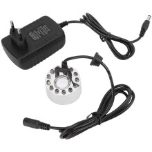 Pulverizator de fântână de interior, umidificator de aer cu atomizoare pentru iazuri cu LED-uri luminoase care își schimbă culoarea, aparat de