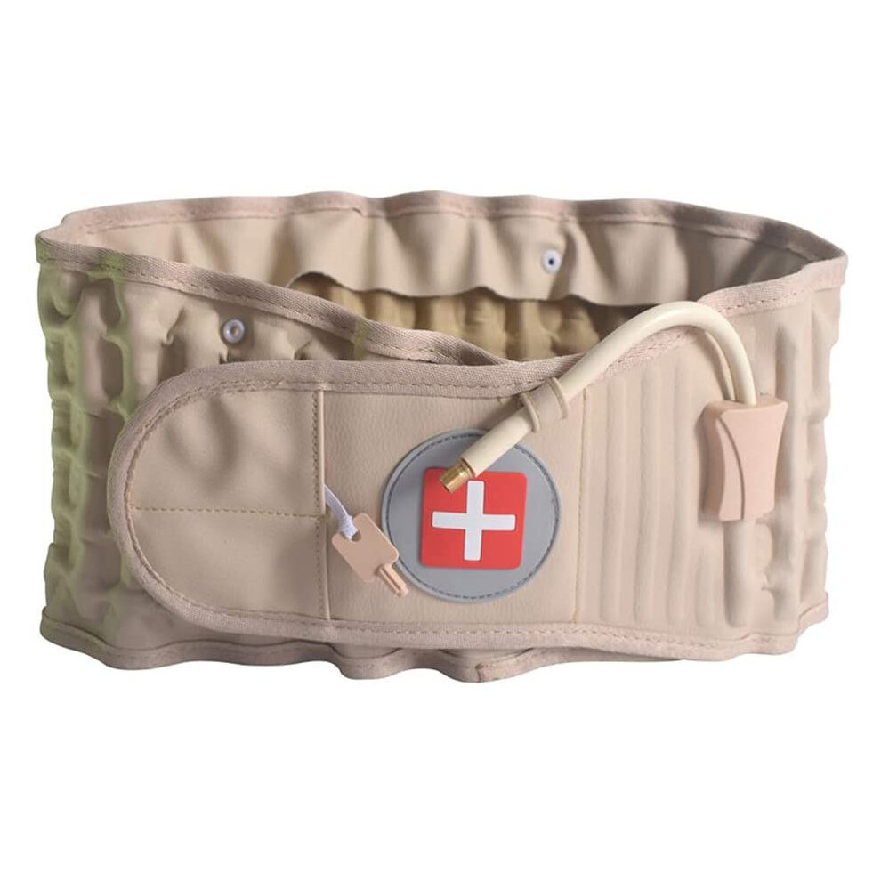 Clinical Grade Traction Lumbar Decompression Therapy, Posture Support for Lower Back Pain Relief, Decompression Back Belt with Flexible Waist Sizes