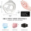 Βάση μάσκας Better Breathing, Ελαστικό μέγεθος Designer Stick 3D Support Frame, Σιλικόνη τροφίμων για 2