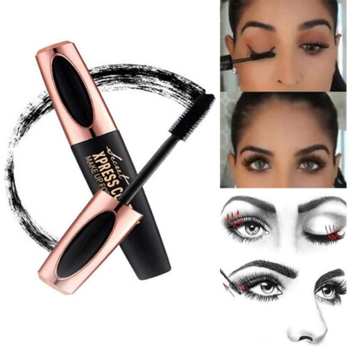 Ανυψώστε τα μάτια σας, 4D Silk Fiber Lash Mascara με σύνθεση άμεσου κρατήματος, αδιάβροχες 2