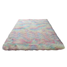 Tappeti rettangolari morbidi e soffici in stile shaggy, morbidissimi in pelliccia sintetica, un'ottima idea regalo per la camera da letto dei