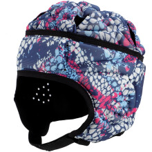 Adjustable Football Helmet Protective Soccer Cap Padded Headgear Sports Cap AntiCollision Size ML Breathable Material