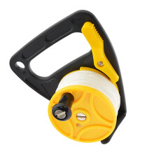 Scubas Dives Reel Kayaks Anchors With Thumb Stoppers 150ft Visibility Retractable Line Diving Reel Finger Spool Yellow