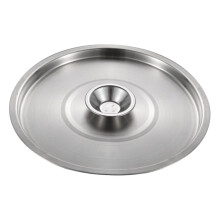 Thick Stainless Steel Pot Lid With Knob Reusable Multipurpose Metal Cover For Pots And Bowls Dustproof Nonslip