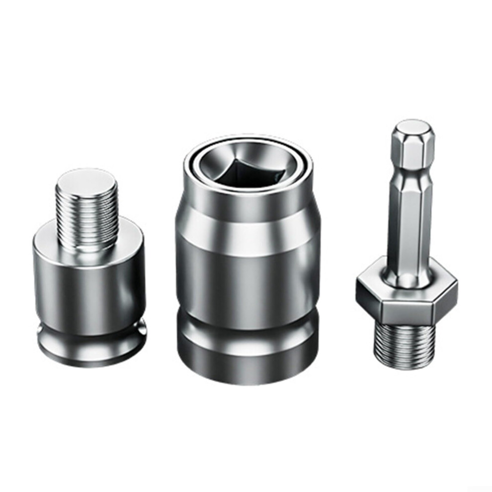 Electric Drill Adapter 3Piece Set, Multifunctional Drill Chuck Converter For Impact Driver And Hammer Drill 9365049949811