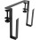 Functional Laptop Storage Rack With Cooling Features Model Black1 For Study Rooms And Hotels 2