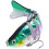 Multi Jointed Swimbait 15.6g Lure With Treble Hook 7Segment NoiseGenerating Artificial Baits 5