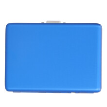 Compact Aluminum Alloy Card & Cigarette Case, Dual-Purpose Design, Crush-Proof Cigarette Holders for Safe Storage, Cool & Fashionable Brushed Metal Fi