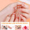 Εργαλεία νυχιών UV Gel, Ζωντανό χρώμα 7PCS Εργαλεία κουκκίδων από ανοξείδωτο ατσάλι, 4
