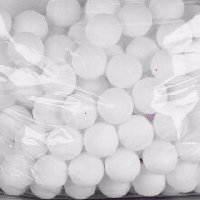Pingisbollar för skojs skull, professionellt bordtennismärke erbjuder 40 mm frostade vita bordtennisbollar för icke-professionella