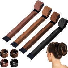 Magischer Duttformer für einfaches Haarstyling, unsichtbar, haltbar, leicht und tragbar, französischer Duttformer für Frauen und Mädchen,