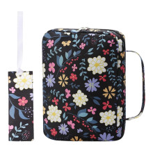 Bible cover with floral design, for women and friends, portable, style E