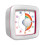 Silent Study Timer, Kids Time Management Tool, Mechanical  No Batteries, White 1