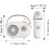 Portable Karaoke Speaker  Multifunctional Karaoke System  Small Karaoke Machine White 4