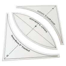 Handicraft, professional sewing and patchwork template, acrylic, folded star guide template, household sewing ruler for quilt cushions