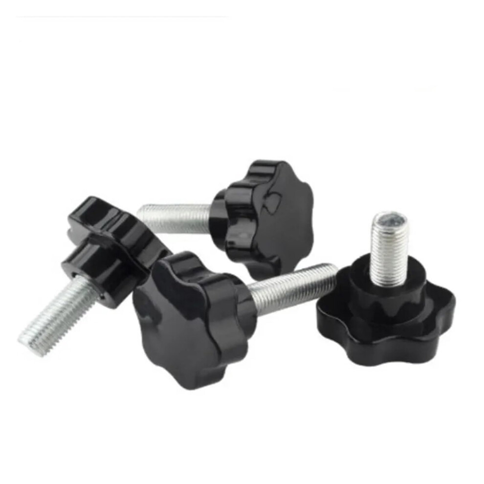 1/5Pcs Thumb Screw M3 M4 M5 M6 M8 M10 M12 Bakelite Hand Turn Thumb Screw Grip Star Hand Press Tightening Screw (Color: 30Mm, Size: M10 2Pcs) 9347817031027