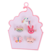Delicate Cat Design for Kids – Jewelry Set for Toddlers, Plastic, Safe and Comfortable, Birthday Party Gift