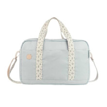 Badabulle Borsa per pannolini Bowling - Grande capacità 20L - Pannolino e attacchi per passeggini inclusi, Grigio