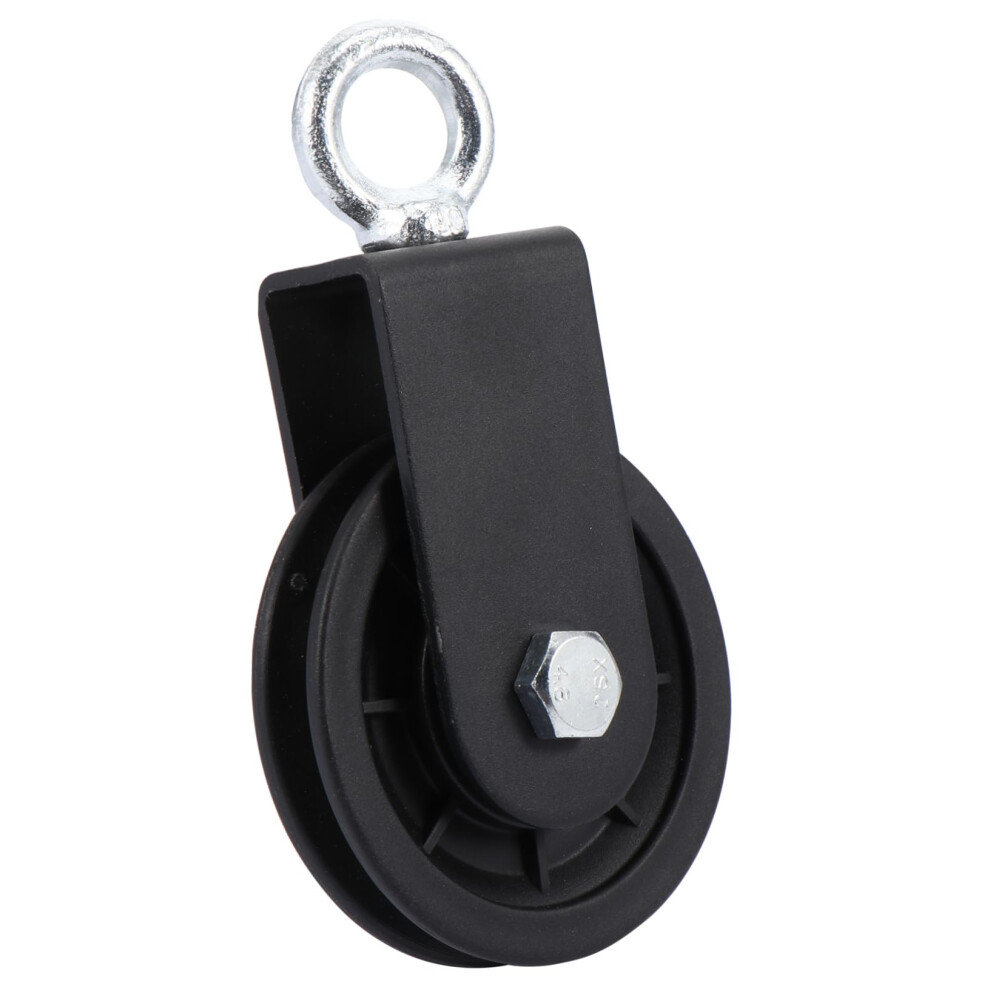 Pullax Silent Pulley System Traction Bearing For Fitness Equipment Aluminum Alloy Black 9365049952309