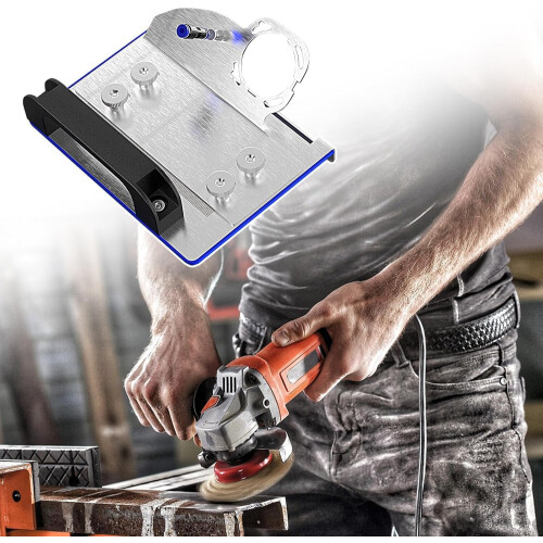 Chamfer Grinder Holder 45Degree Metal Tile Edge Chamfer Bracket For Angle Grinder Tool 1