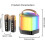 Wireless Karaoke Machine, RGB Light, Wireless Speaker, Outdoor LED, 2 Mics, Black 4
