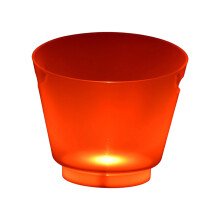 Refroidisseurs à champagne étincelants incassables-lumière rouge