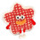 Multifunctional Star Shape Throw Pillow Funny 3D Sausage-Red 1