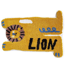 Cartoon Animal Print Area Carpet Machine Washable Absorbent-lio