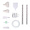 Plastic Rhinestones Pen Replacement Set With Multiple-White 1