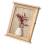 Entryway Wall Mounted Key Storage Solution-White red flower key 1