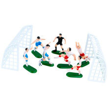 Décors accrocheurs en forme de garçon-P de football en plastique