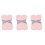3Pieces Soap Savers Bag with Secure Strap For Multipurpose-Pink 1