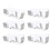 Wall Mounted Glasses Storage Box Easy Installation-White 1
