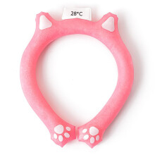 Neck Cooling Ring, Heat Resistant Cooling Gel Neck Ring, Hands for Outdoor Use for Adults (Rose Red)
